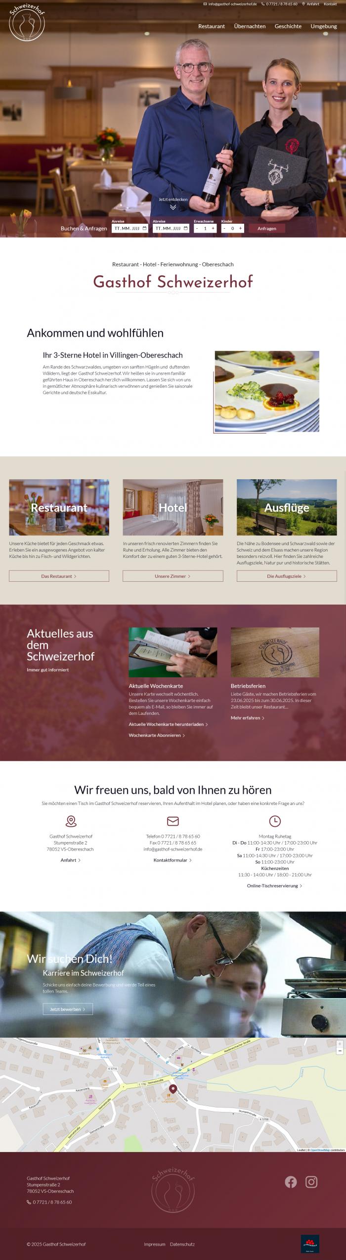 Gasthof Schweizerhof Desktop